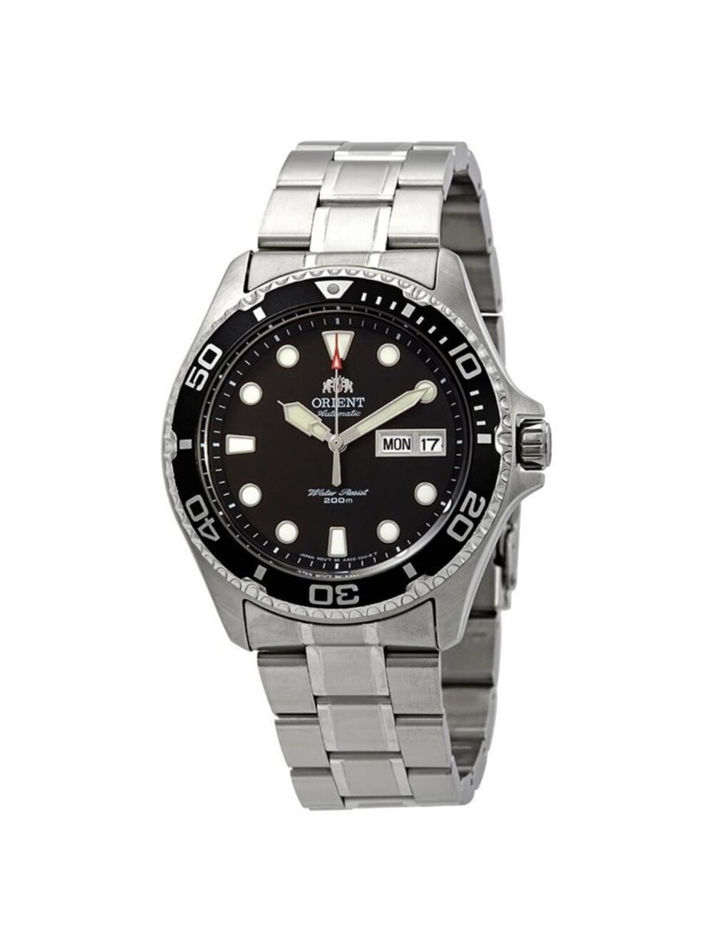 NWT Orient Diver Ray II Automatic Black Dial Men's Watch
